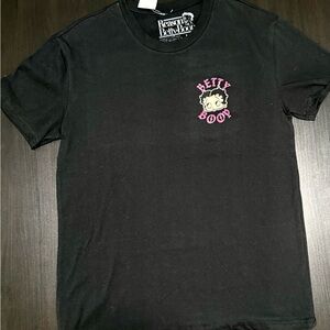 Nwt Betty Boop Tee with Pink Logo